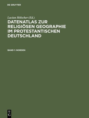 cover image of Datenatlas zur religiösen Geographie im protestantischen Deutschland